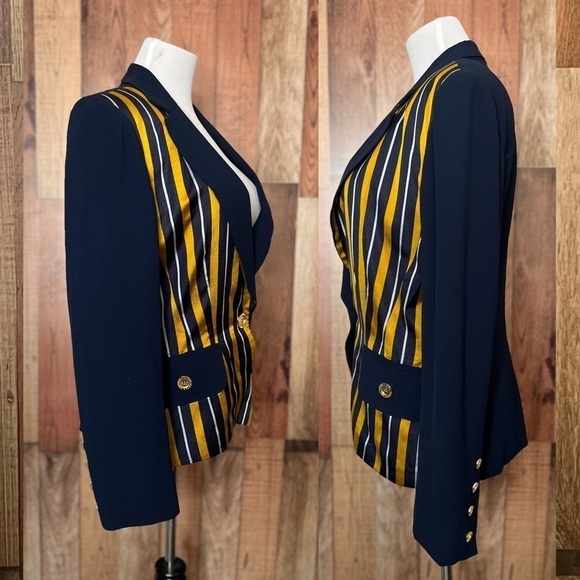 Vintage Mark Eisen silk blazer sz small - Picture 3 of 8